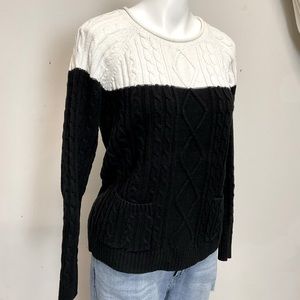 Black and White Sweater
